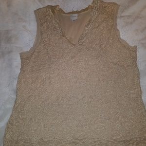 Lace tank top